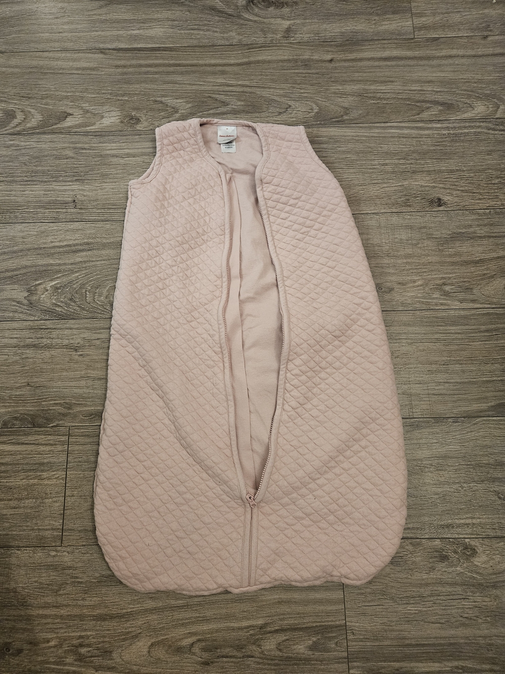 Hanna Andersson Light Pink Toddler Sleep Sack - Soft Cotton Size M - 6-18 Months